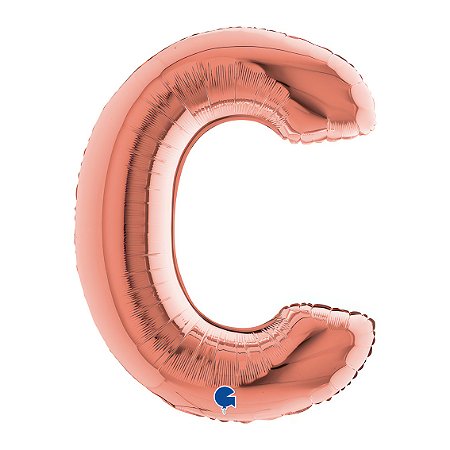 Balão GRABO 40" Letra C Rose Gold