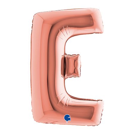 Balão GRABO 40" Letra E Rose Gold