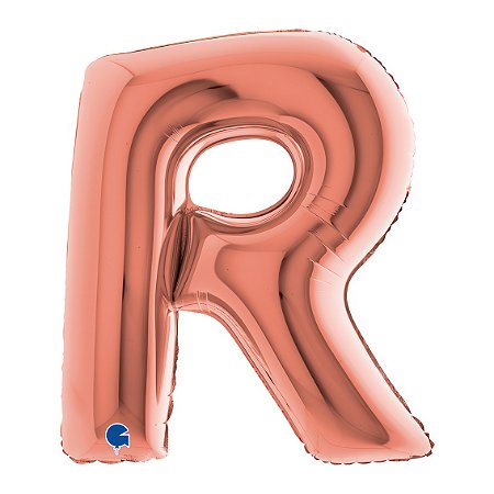 Balão GRABO 40" Letra R Rose Gold