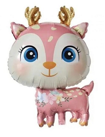 Balão Rena Rosa
