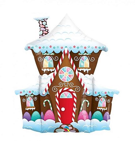 Balão casinha de doces.