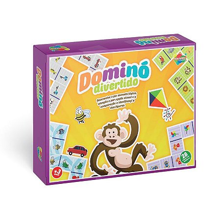 Kit Com 10 Jogos De Domino Infantil 28 Unidades