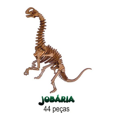 Jogo Dinossauro 3D - quebra-cabeça em madeira reflorestada - Magazine Stock