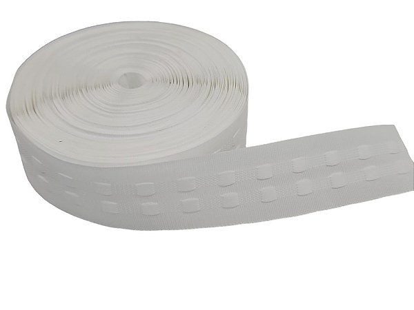 FITA FACIL DUPLA 2X2 PARA CORTINA WAVE ROLO COM 50 METROS