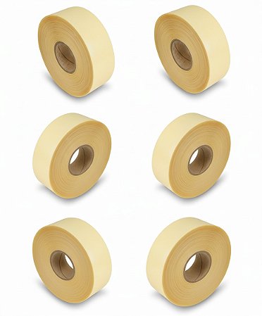 ENTRETELA PLÁSTICA POLIETILENO - 8CM - BEGE - ROLO C/ 50 ML