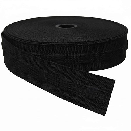 FITA FÁCIL WAVE - 2X2CM - PRETO - ROLO COM 50 METROS