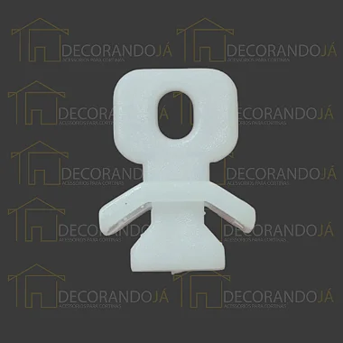 TERMINAL MAXI PLÁSTICO - BRANCO - 100 UNIDADES