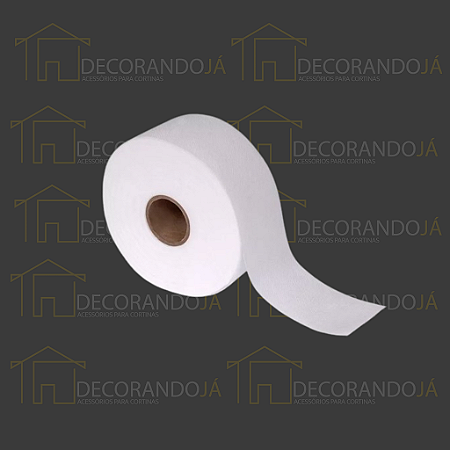 ENTRETELA TNT - 5CM - 150 GRAMAS - BRANCO - ROLO COM 50 METROS