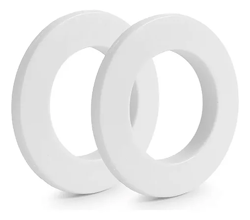 ILHOS REDONDO 28MM BRANCO - COM 100 UNIDADES