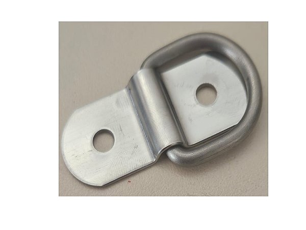 PITÃO COM MEIA ARGOLA DE TOMBAR PARA FIXAÇÃO DE TOLDO - 25MM X 25MM - INOX -PACOTE COM 100 UNIDADES