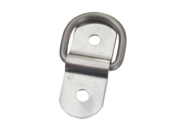 PITÃO COM MEIA ARGOLA DE TOMBAR PARA FIXAÇÃO DE TOLDO- 25MM X 28MM - NIQUELADO - PACOTE COM 50 UNIDADES