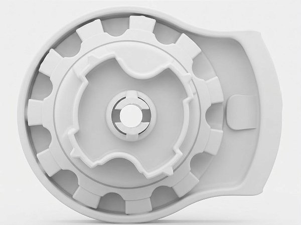 Kit Comando para Persiana/ Cortina Rolo - 32 - Linha Premium - Cor Branco - PACOTE COM 01 UNIDADE