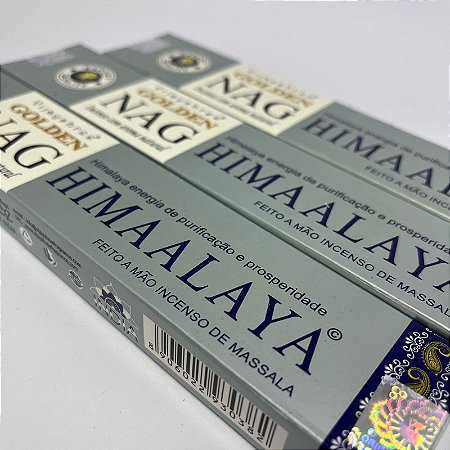 Incenso Golden Nag Himalaya - Purificação e Prosperidade