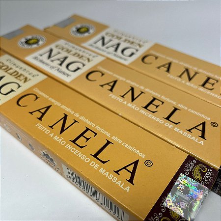 Incenso Golden Nag Canela - Prosperidade