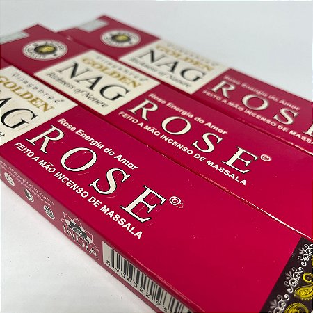Incenso Golden Nag Rose - Energia do Amor