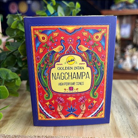 Incenso de Cone Golden India Nag Champa