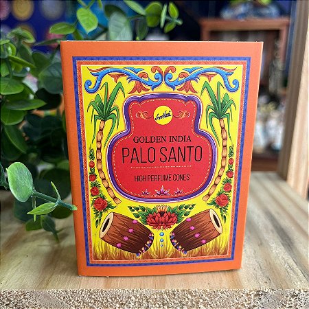 Incenso de Cone Golden India Palo Santo