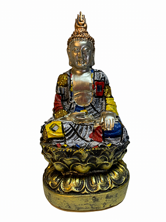 Estatueta Buda Colorido 18cm