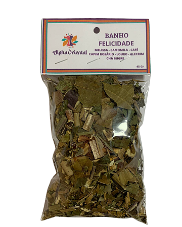 Banho de Ervas Naturais Felicidade 45gr