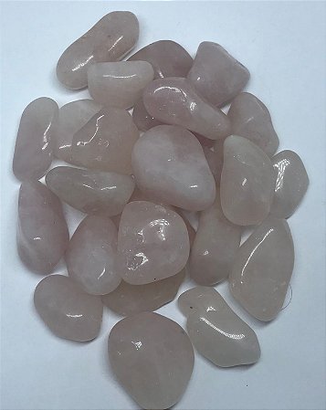 Quartzo Rosa Rolada P - Amor Incondicional, cura interior e paz