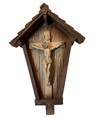 Capela com Crucifixo 19cm