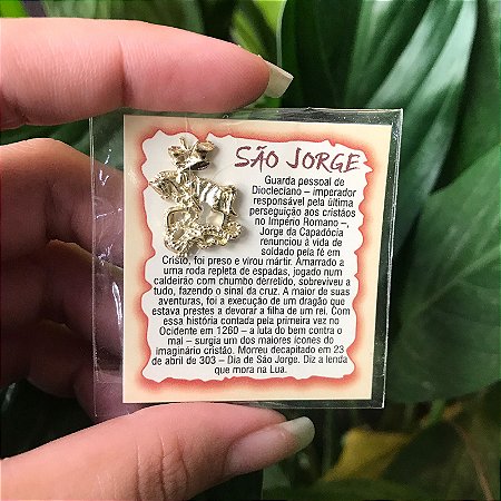 Mini Talismã da Sorte São Jorge