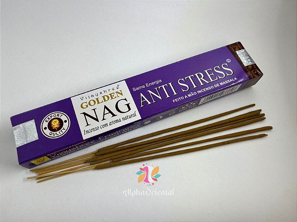 Incenso Golden Nag Anti Stress