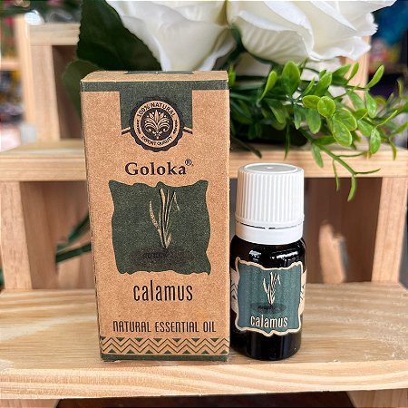 Óleo Essencial Indiano Goloka Blend Cálamo Calamus 10 ml