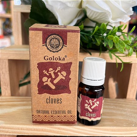 Óleo Essencial Indiano Puro Goloka Blend Cravo Cloves 10 ml
