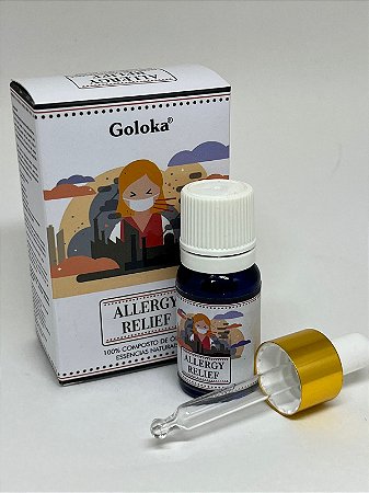 Blend Óleo Essencial Alívio de Alergia Allergy Relief com 10ml Goloka