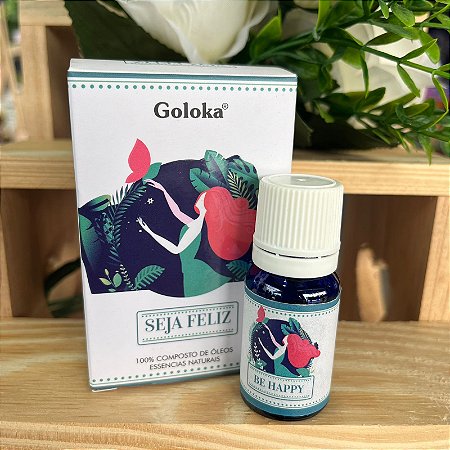 Blend Óleo Essencial Goloka Be Happy Seja Feliz com 10ml