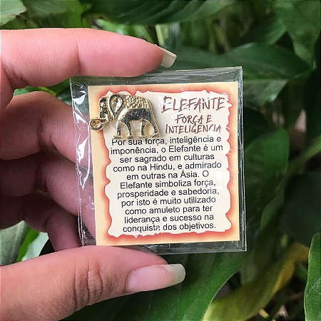 Mini Talismã da Sorte Elefante