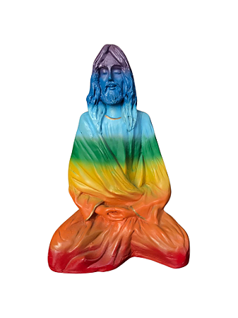 Cristo Meditando - Cores 7 Chackras