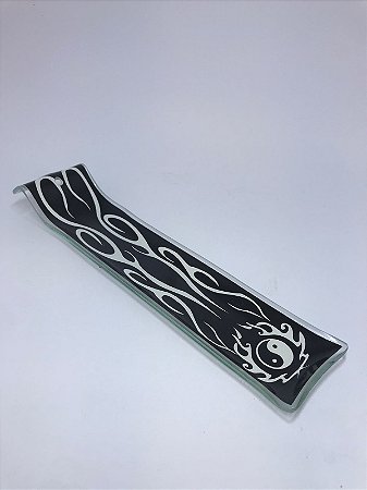 Incensário de Vidro - Yin Yang