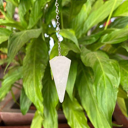 Pêndulo de Quartzo Branco - Sabedoria e Cura