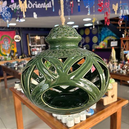 Luminária em Cerâmica Chinesa