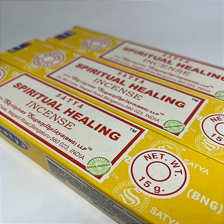 Incenso Satya Spiritual Healing (Unitário)