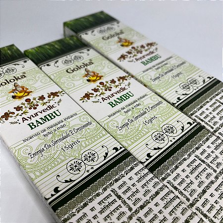 Incenso Goloka Bambu (Unitário)