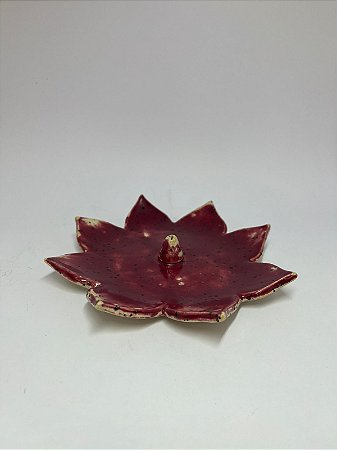 Incensário Cerâmica Flor