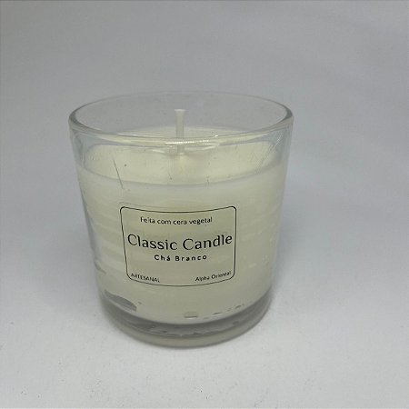 Vela Aromática Classic - Chá Branco