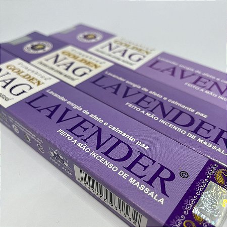Incenso Golden Nag Lavanda - Efeito Calmante