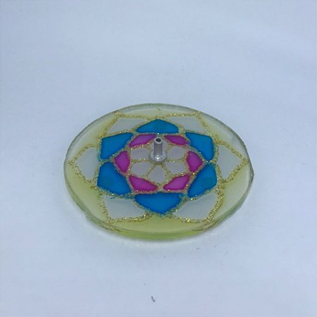 Incensário de Vidro P - Mandala