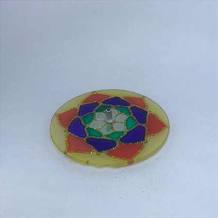 Incensário de Vidro P - Mandala