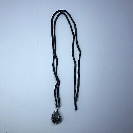 Colar de Cordão - Hematita
