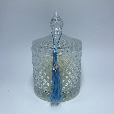 Vela Aromática Flower Candle - Blue Ocean