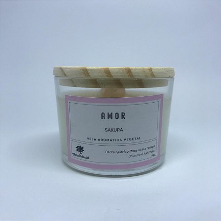 Vela Aromática Cristal - Amor