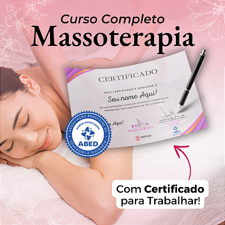 Curso de Massoterapia Certificado pela ABRATH