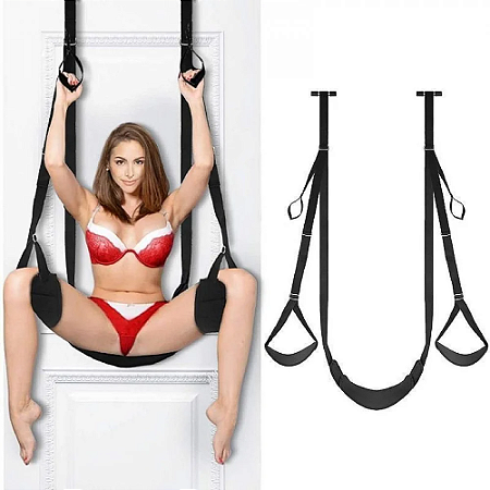 BALANÇO COM SEPARADOR DE PERNAS COM SUPORTE DE ELEVAÇÃO PARA PORTA
