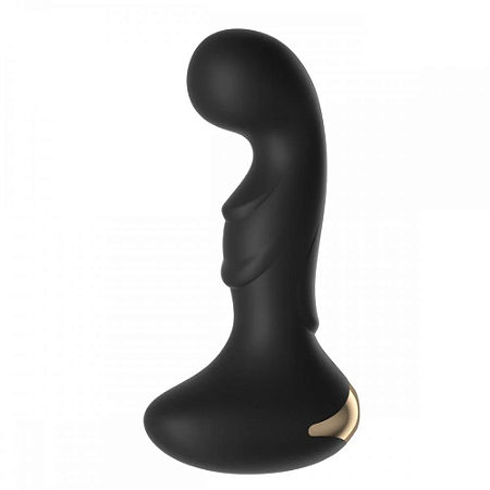 PLUG ANAL CURVADO APLICATIVO 10 MODOS DE VIBRAÇÃO