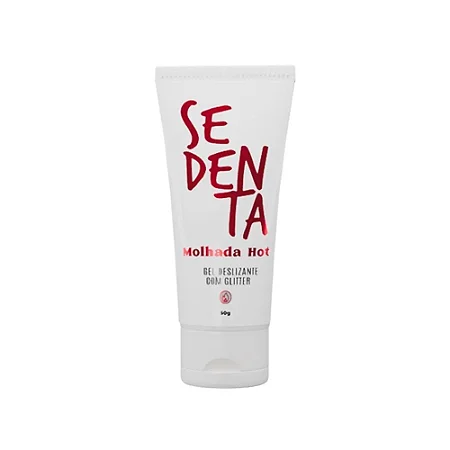 SEDENTA MOLHADA HOT LUBRIFICANTE BEIJÁVEL 50G